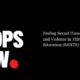 An 'It Stops Now' campaign poster